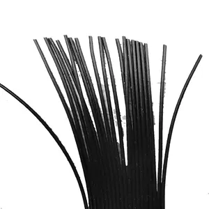 Leurre de pêche en silicone taille personnalisée, jupe en caoutchouc de silicone, matériel d'attache à la mouche, jupes Jig, jambe d'attache à la mouche, vendu par KG - Product Image 1