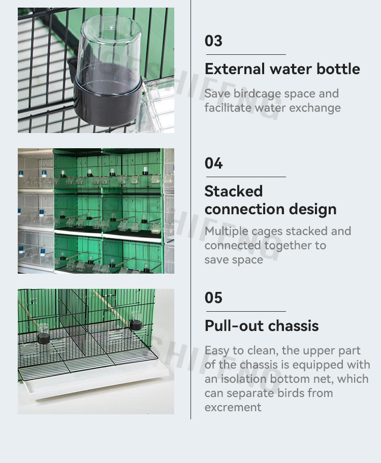 stackable bird cages
