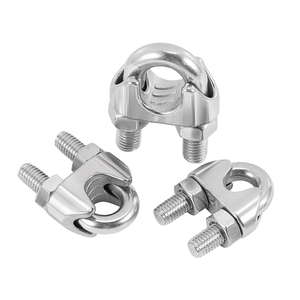 Metal <b>U</b>-Bolt Wire Rope Clip and Cable <b>Clamp</b> Fastener - Product Image 3