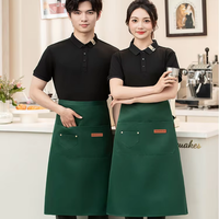 Tablier de cuisine imperméable sans manches, grande taille, durable, lavable, avec logo personnalisé pour les salons de thé, restaurants de fondue et services de traiteur