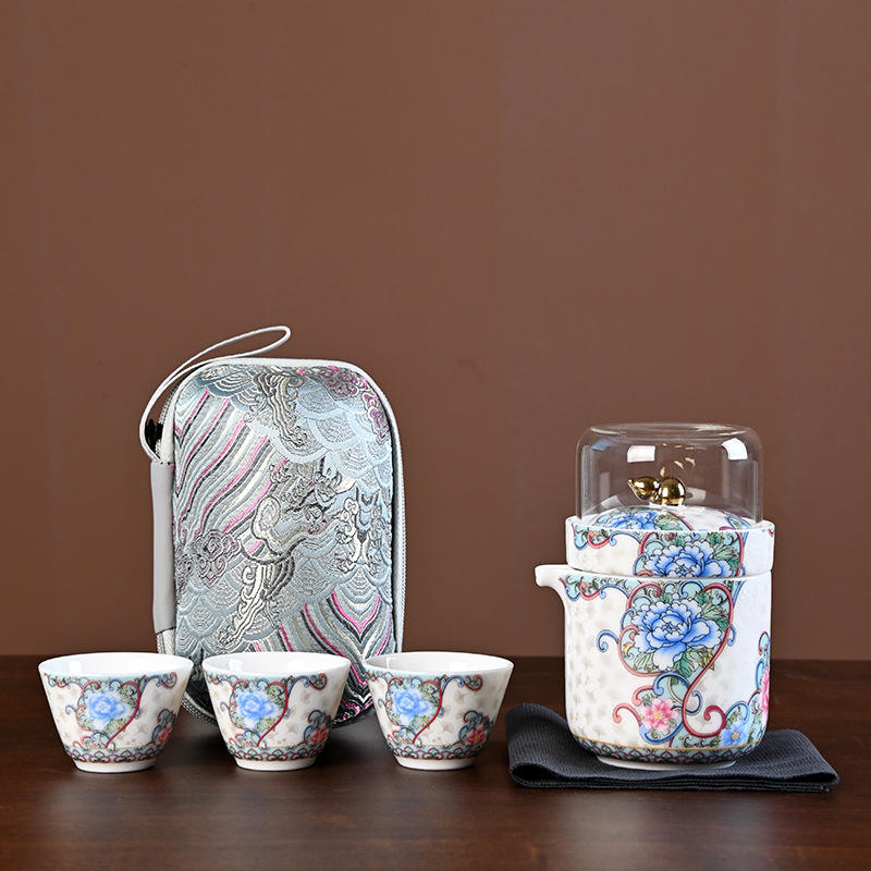 Tasse rapide en jade gras de mouton * Rouleau de lotus