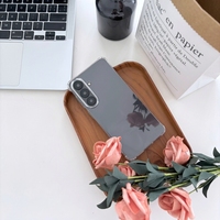 Coque transparente en TPU à protection antichute aux quatre coins pour la série S26 avec découpe pour caméra grand angle, coussin d'air, anti-rayures, sensation soyeuse et fine