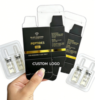 Étiquettes personnalisées pour petits flacons, flacons d'injection de peptides médicaux 3ml 10ml, autocollants résistants à l'eau et à l'huile, impression adhésive forte