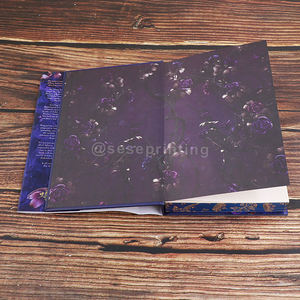 Impresión de Libros de Novelas de Fantasía con Tapa Dura Personalizada, Borde Pulverizado, Cubierta con Corona Morada y Estampado en Lámina, Edición Especial, Fabricante - Product Image 5