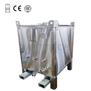 Precio de fábrica 1000L a 5000L carretilla elevadora móvil cuadrado tanque de vino tanque de acero inoxidable - Product Image 1