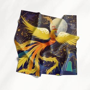 Pañuelos de Seda para Mujer, Pañuelo de Seda Suave para la Cabeza, Pañuelo de Seda Personalizado a Medida con Bordes Enrollados a Mano, Perfecto para Accesorios de Novia - Product Image 4