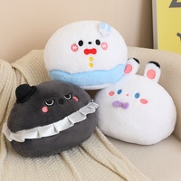 Bantal Boneka Kartun Lucu Lembut dengan Detail Wajah yang Beragam dan Menggemaskan, Aksen Dekoratif untuk Sofa dan Dekorasi Kamar Tidur