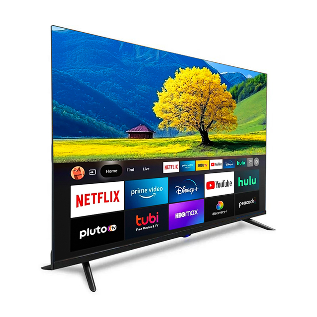 Frameless 100" 4K Ultra HD Smart TV Full OLED Android 14 Black Color WiFi Bathroom TV 24-110 Inch Flat Screen Tv Prices