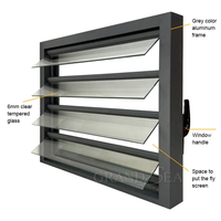 Volets à lamelles en aluminium de style européen moderne, stores électriques sur mesure pour les projets de villas, d'appartements et d'hôtels