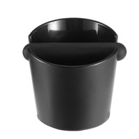 Meilleure vente 2023 : Bac à café noir sur pied en ABS, écologique, mini, pour expresso, avec conteneur de broyage intégré