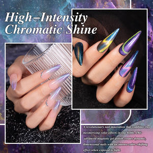 BOZLIN 30 Couleurs Cosmic Light Cat Eye Gel Vernis À <span class=keywords><strong>Ongles</strong></span> Hema Gratuit Deux Tons Magnétique <span class=keywords><strong>UV</strong></span> Gel Polonais Logo Personnalisé Cateye Gel Polish - Product Image 6