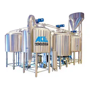 Tanque de fermentación de destilería de whisky de cerveza multifuncional usado Mash Tun con agitador