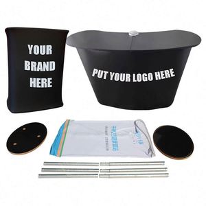 Mostrador Ovalado Plegable para Eventos Promocionales, Ferias y Tiendas - Product Image 1