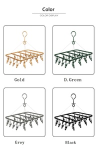 China produtos essenciais domésticos lavanderia meia cabide de aço inoxidável - Product Image 4
