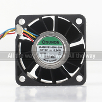 Kipas Pendingin Sunon Baru 5V 24V 48V DC 12V 6.24W AC EC 4028 40X40X28MM 4CM Volume Udara Tinggi Senyap untuk Server Empat-kabel SG402811-000U-S99