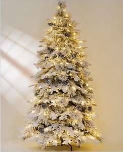 Ornements de Noël en PVC de haute qualité YongHo, pulvérisés de <span class=keywords><strong>blanc</strong></span>, cône <span class=keywords><strong>rouge</strong></span> pointu, simulation de <span class=keywords><strong>sapin</strong></span> de Noël, cône de pin, simulation de <span class=keywords><strong>sapin</strong></span> debout - Product Image 4