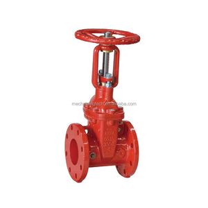 Mech FM cho UL chữa cháy dễ uốn sắt đỏ Epoxy ral3000 mặt bích đàn hồi nrs Van cổng cho điều khiển nước bằng tay - Product Image 6