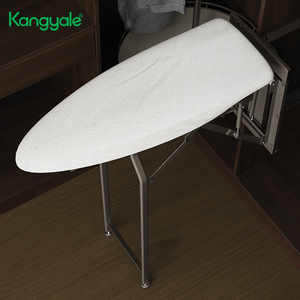 Kangyale tủ quần áo xoay kéo ra gấp Bàn ủi Kim Loại bàn ủi với ngăn kéo lưu trữ - Product Image 4