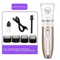 Tondeuse électrique moderne pour animaux de compagnie (chiens, chats, oiseaux et lapins) – Outil de coupe et de toilettage des ongles avec kit de coupe-ongles en céramique et plastique 110-240V