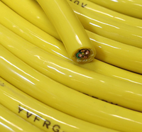 Câble flexible multiconducteur ignifuge gainé de PVC conforme aux normes nationales, recouvert de caoutchouc pour applications minières mobiles