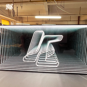 Tường trang trí tùy chỉnh Led Neon 3D <span class=keywords><strong>Infinity</strong></span> gương ngoài trời Acrylic 3D chữ cái gương <span class=keywords><strong>Infinity</strong></span> Neon dấu hiệu <span class=keywords><strong>Infinity</strong></span> Gương LED Đăng - Product Image 5