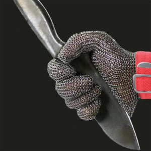 Gants en maille métallique en acier inoxydable de qualité alimentaire résistants aux coupures pour <span class=keywords><strong>cuisine</strong></span> et boucherie - Product Image 2
