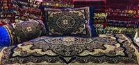 Un incroyable ensemble de coussin et de housse d'oreiller de Style Toshak | Toshak, siège arabe, plancher, siège Oriental