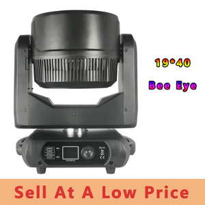 ZY19Pcs 40W RGBW Mini Bee Eye LED lumière principale mobile avec tourbillon et effet kaléidoscope abeilles lumières pour la fête de Concert - Product Image 6