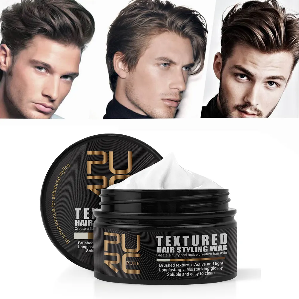 Nhãn Hiệu Riêng Tóc Sáp Cho Người Đàn Ông Tạo Kiểu Tóc Sản Phẩm Bán Buôn Mạnh Mẽ Giữ Pomade Tóc Sáp Đất Sét