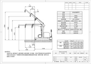 הידראולי חשמלי לחלוטין נייד רצפה מנוף 2ton 2m 2 מ 'יד יחידה מנוף ג' יב - Product Image 5