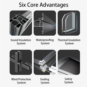 Griglie Scorrevoli <span class=keywords><strong>in</strong></span> Alluminio per Finestre da Cucina, Design Semplice, Vendita all'Ingrosso - Product Image 5