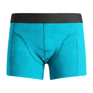 <b>Custom</b> Embroidered Logo Men's Breathable Modal Eco-Friendly Knitted <b>Boxers</b> Briefs Disposable Underwear - Product Image 4