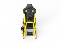 Siège de Simulateur de Jeu de Course 2024 Volant avec Support Support d'Affichage Support de Pédales Fauteuil de Bureau