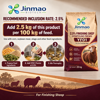 Additifs Alimentaires 2,5% Prémélange Composé en Poudre pour Aliments Bétailiers de Qualité avec Minéraux et Oligo-éléments Favorise la Nutrition YF01 Jinmao