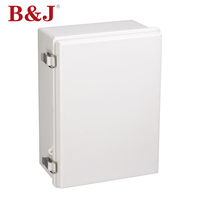 Boîtier de commutation B&J ABS/PC IP68, boîte de jonction électrique à charnières, boîte de distribution étanche, CE ROHS UL94-V0 1928