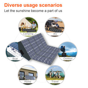Panel Solar Portátil Plegable de 400W de Alta Eficiencia para Exteriores, 22% Impermeable, para Sistemas de Energía para Camping - Product Image 2