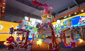 Chaise volante pour enfants commerciaux extérieurs/intérieurs Installations de parc d'attractions en vente Très occupé Entertainment-Bouncing Cowboy - Product Image 6