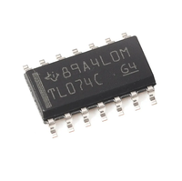 TL074CDR Original Four Channels 3mV 13V/us 80dB 65pA 1.4mA 3MHz SOIC-14 Instrumentation, Op Amps, Buffer Amps RoHS