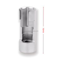 Clé combinée à fente OLS pour démontage de tuyau d'huile à extrémité ouverte, capteur d'oxygène, tuyau d'injection de carburant diesel, outil en chrome vanadium