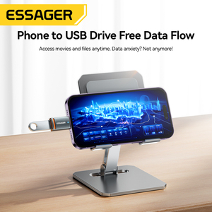 Essager ES-OTG17 <span class=keywords><strong>OTG</strong></span> Loại C Để <span class=keywords><strong>USB</strong></span> Một Adapter Kết Nối Hỗ Trợ Ổ Đĩa Flash <span class=keywords><strong>USB</strong></span> Một Loại C Nữ Để Micro <span class=keywords><strong>USB</strong></span> C Nam Adapter - Product Image 3