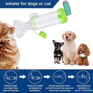 Inhalateur de chambre aérosol prix d'usine pour chats et chiens - Product Image 6