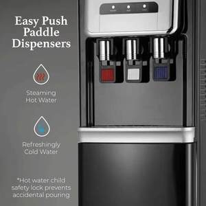 <span class=keywords><strong>Distributeur</strong></span> d'eau électronique réfrigéré chaud/froid sur pied à chargement par le haut - Product Image 4