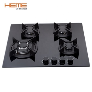 Built-in 60cm 4 Burners Gas <b>Stove</b>/gas Cooking Hob/tempered Glass Gas Cooktop for Sale - Product Image 1