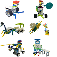 Ensemble de blocs de construction pour 5 à 7 ans, robot électronique programmable, bricolage éducatif