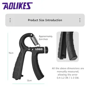 Aolikes #3501 Adjustable Finger Heavy Exerciser Strength For Muscle Recovery Hand Gripper Trainer Gym Fitness Hand Grip Men