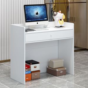 Bàn tiếp tân hiện đại tối giản cho cửa hàng quần áo Thẩm mỹ viện hoặc thiết kế cửa hàng nhỏ quầy thanh toán tiền mặt - Product Image 5