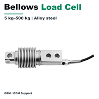 HCE Pengukur Beban Strain Gauge Baja Tahan Karat Suhu Tinggi HCZ6 Akurasi 0,05% Beban Terukur 5kg~500kg Tahan Air IP68 untuk