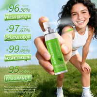 Spray buccal rafraîchissant BIOAQUA OEM ODM, parfum fruité longue durée, spray pour l'hygiène buccale