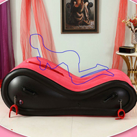Canapé gonflable BDSM pour couples, mobilier sexuel pour positions amoureuses, chaises, menottes de bondage