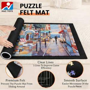 Tappetino Porta Puzzle da 3000 Pezzi Senza Puzzle, 3 Colori, in Feltro, Antiscivolo e Resistente alle Cadute - Product Image 6